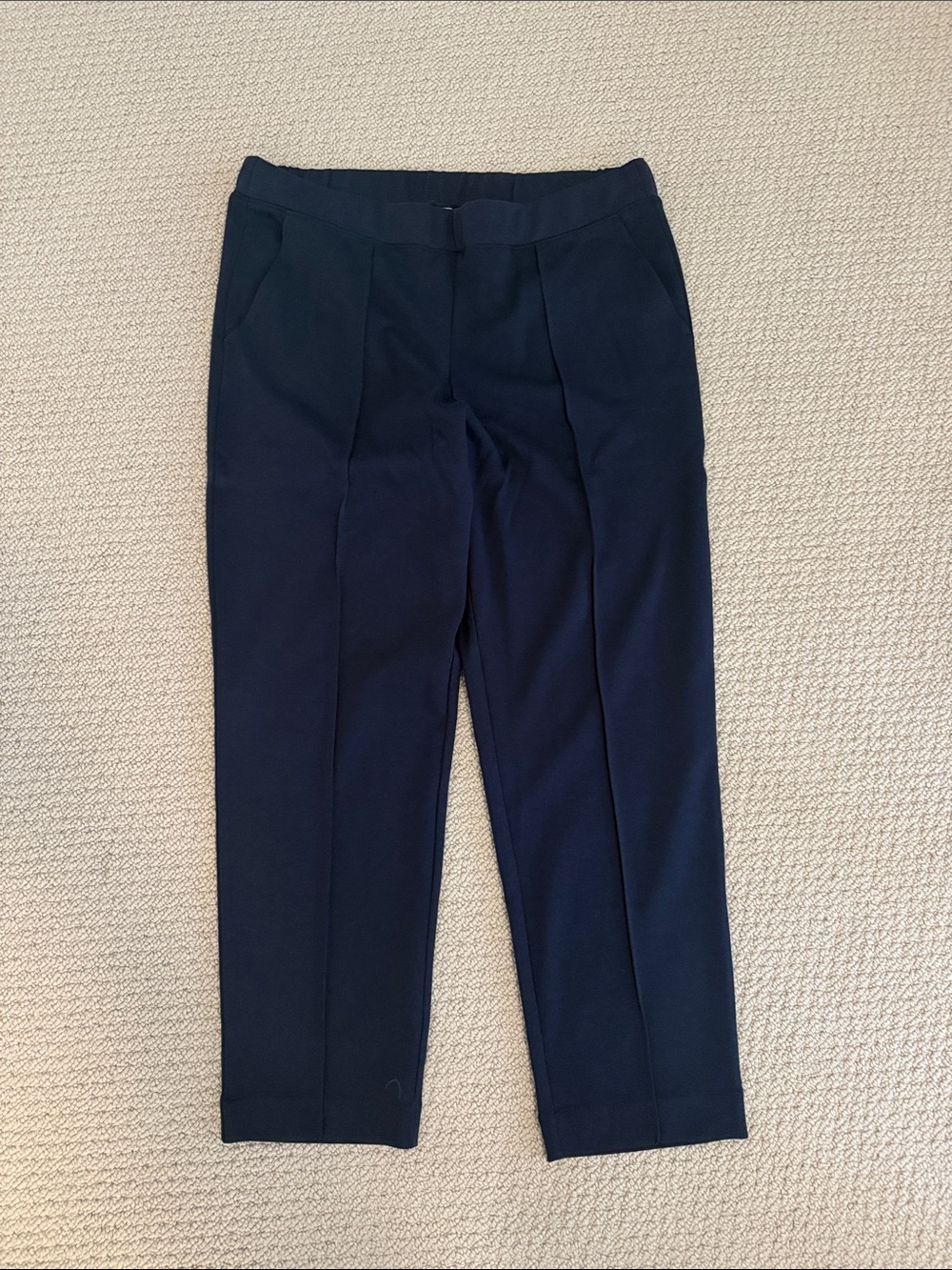 NWT J. Crew Navy Pintuck “Sweatpants” - Picture 3 of 5